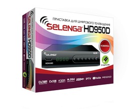 Ресивер цифровой SELENGA HD950D эфирный DVB-T2/C тв приставка бесплатное тв тюнер медиаплеер
