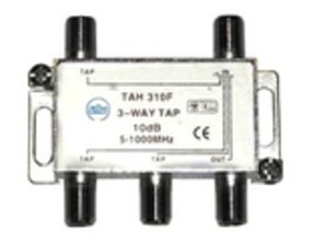 Ответвитель на 3 отвода TAH 311F (5 - 1000 МГц) 11dB Ответвитель эфирного телевизионного цифрового сигнала dvb-t2
