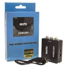HDMI Переходник Конвертер  HDMI - 3RCA черный   АДАПТЕР, КОНВЕРТОР, ПРЕОБРАЗОВАТЕЛЬ     питание от USB
