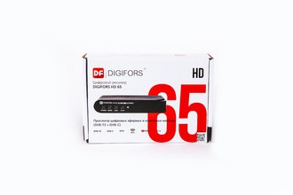 Ресивер цифровой DIGIFORS HD65 Эфирный ТВ приемник TV-тюнер ресивер приставка цифрового эфирного телевидения без абонплаты DVB-T2
