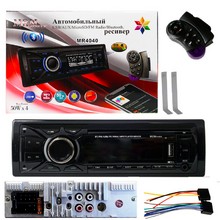 Автомагнитола 1DIN MRM MR4040 с охладителем, Bluetooth, LCD экран, пульт ДУ, FM радио, AUX, USB разъем, APS