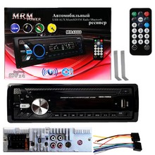 Автомагнитола 1DIN MRM MR4080 с радиатором, LCD экран, Bluetooth, пульт ДУ, FM, AUX, USB