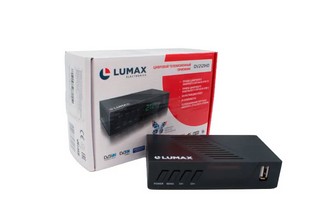 Ресивер цифровой LUMAX DV2121HD эфирный DVB-T2/C тв приставка бесплатное тв TV-тюнер медиаплеер IPTV