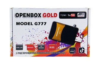 Цифровой спутниковый Ресивер HD OPENBOX GOLD G777 DVB-S/S2 /T2-MI, слот для карты, USB поддержка 3G модема