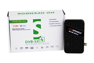 Цифровой спутниковый Ресивер HD OPENBOX SX-4 DVB-S/S2 /T2-MI, слот для карты, USB поддержка 3G модема
